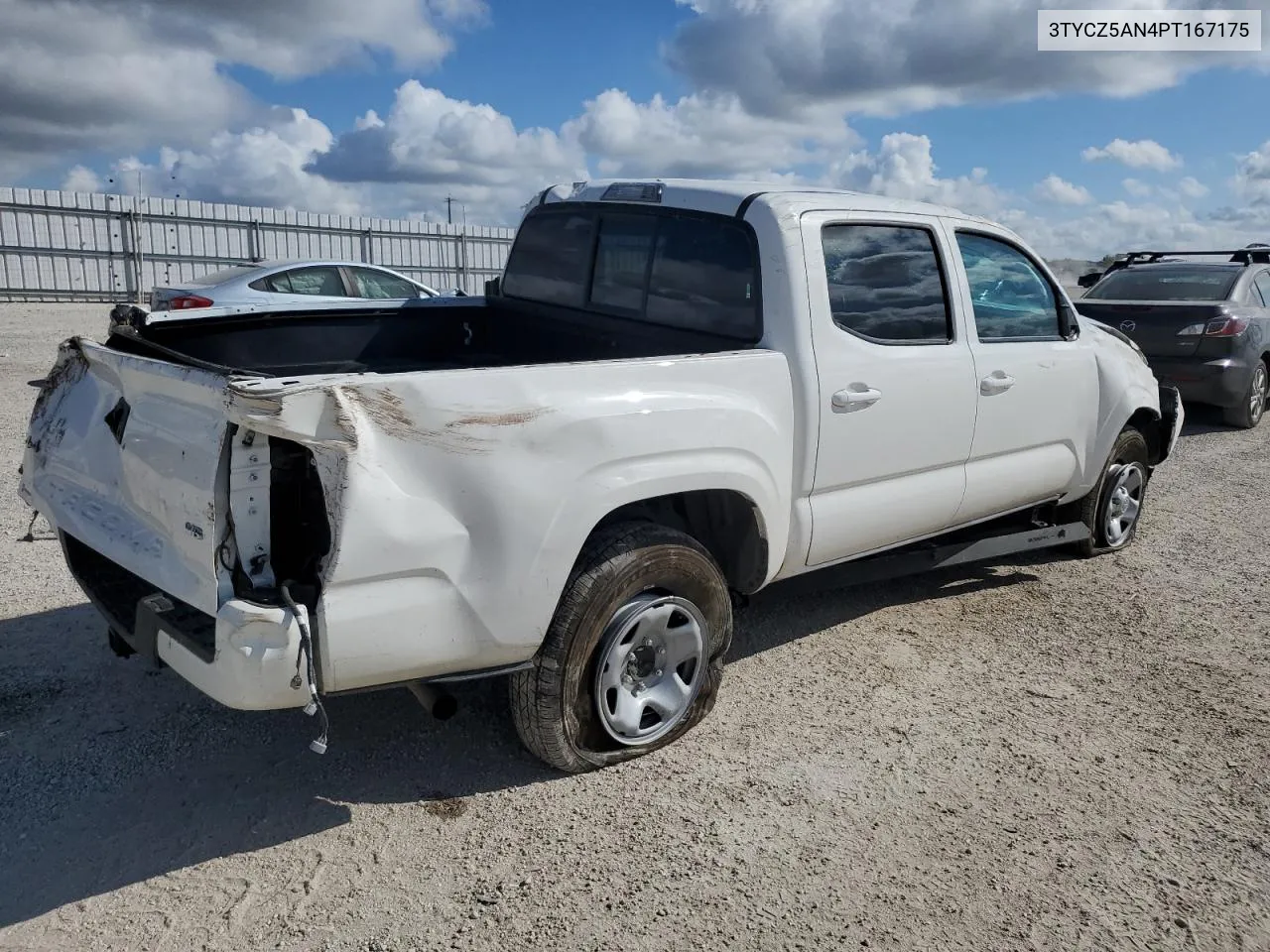 2023 Toyota Tacoma Double Cab VIN: 3TYCZ5AN4PT167175 Lot: 72159984