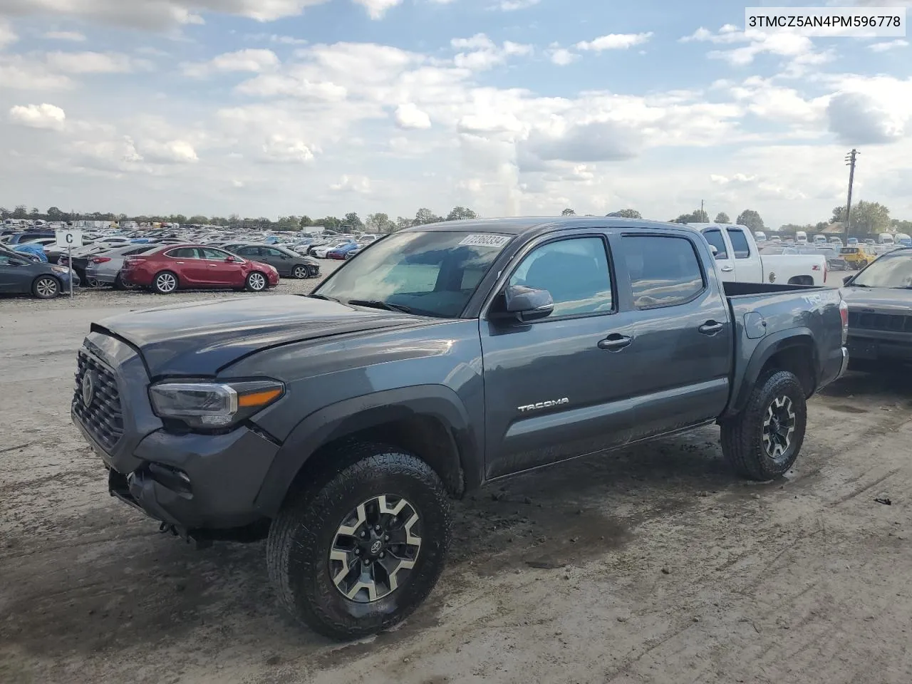 2023 Toyota Tacoma Double Cab VIN: 3TMCZ5AN4PM596778 Lot: 72360334