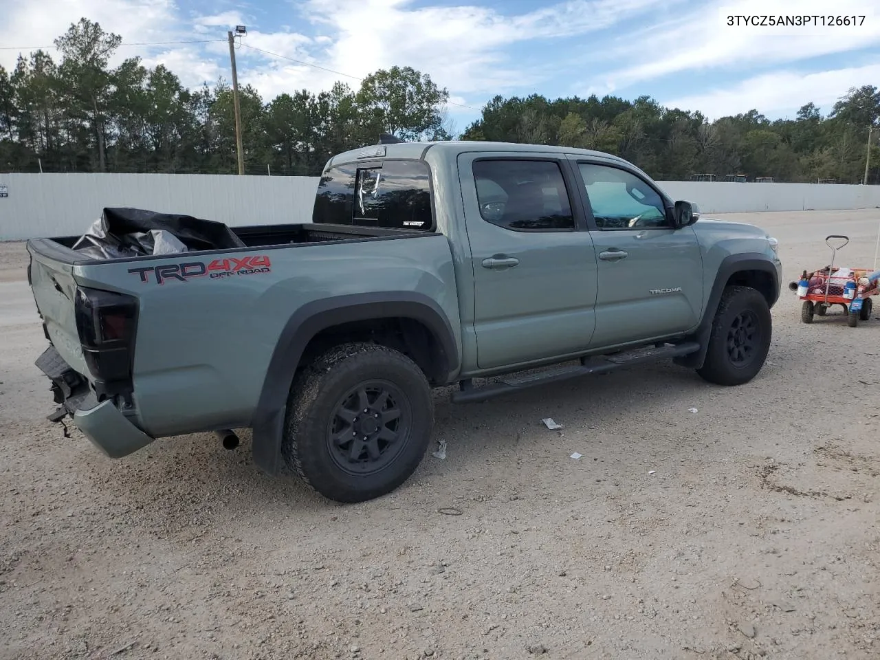 2023 Toyota Tacoma Double Cab VIN: 3TYCZ5AN3PT126617 Lot: 72383614