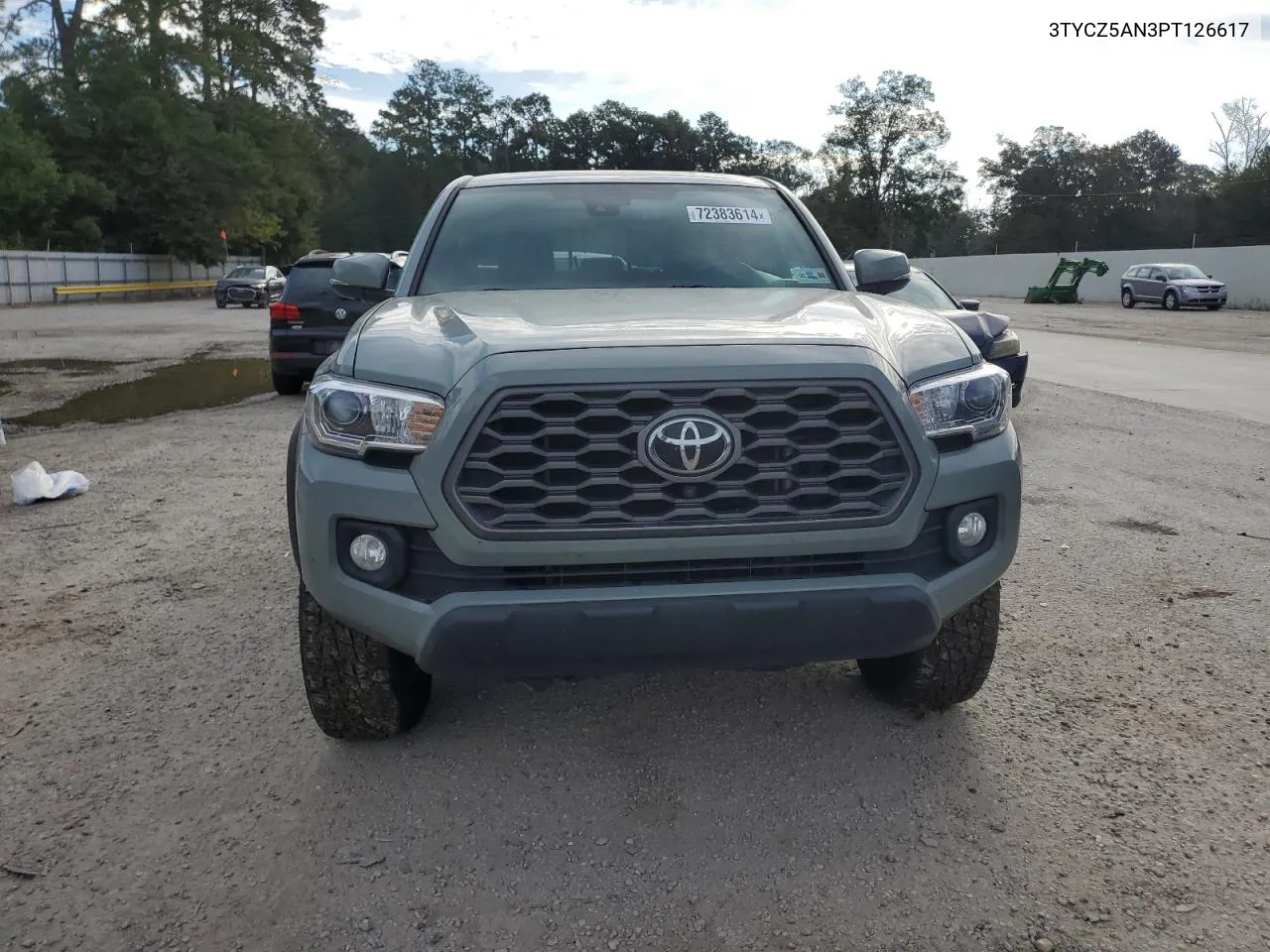 2023 Toyota Tacoma Double Cab VIN: 3TYCZ5AN3PT126617 Lot: 72383614