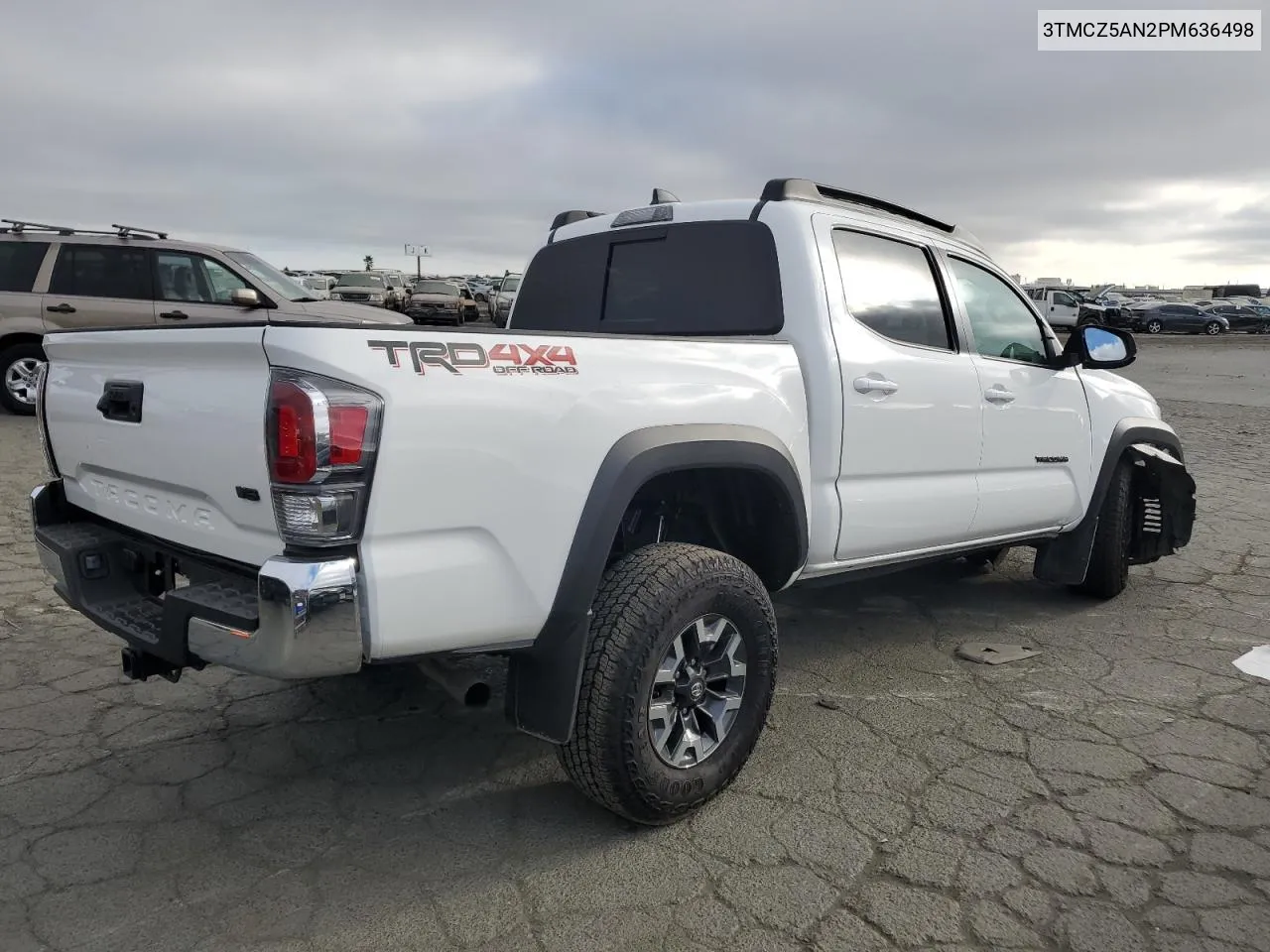 2023 Toyota Tacoma Double Cab VIN: 3TMCZ5AN2PM636498 Lot: 73021864