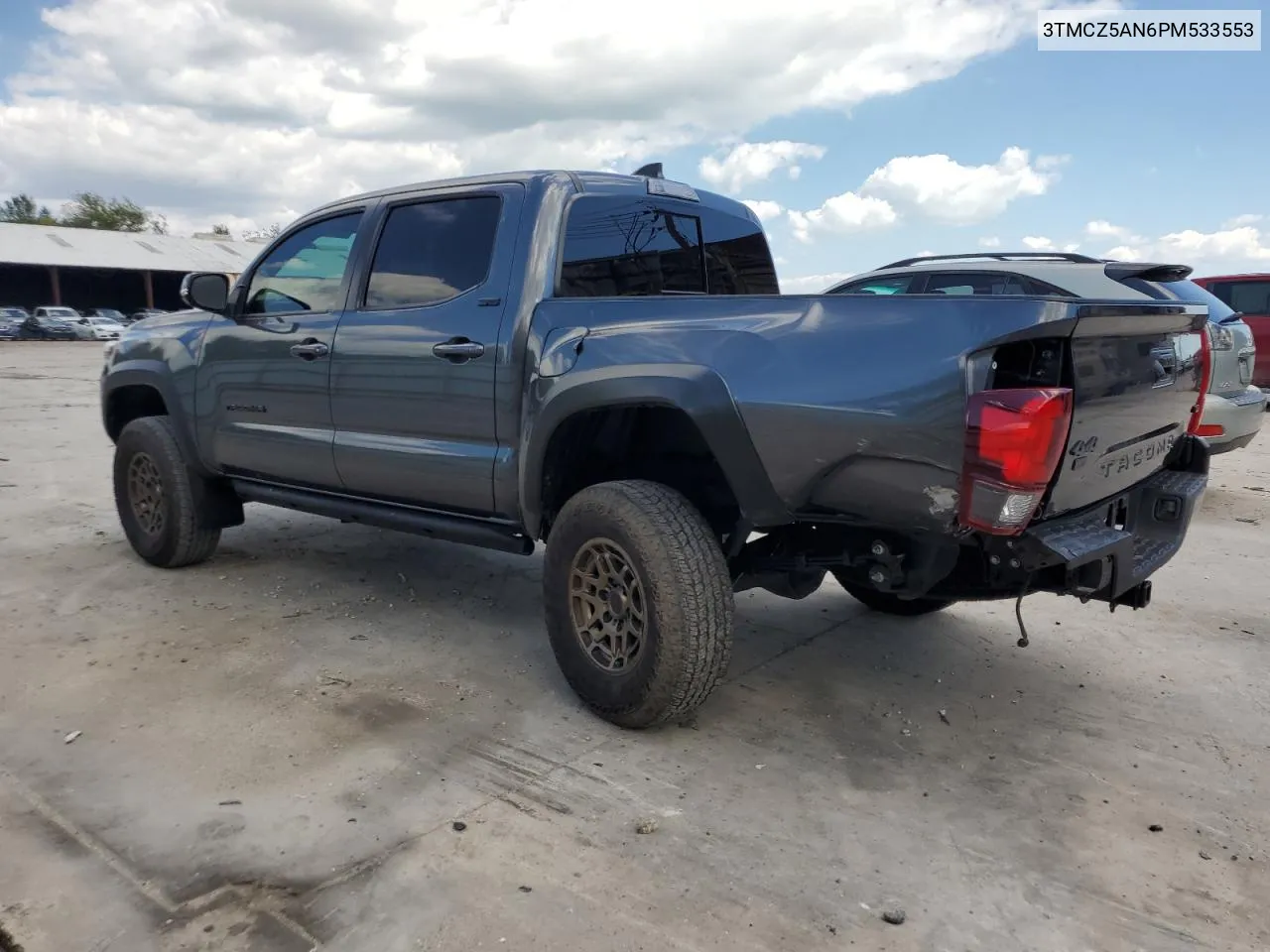 2023 Toyota Tacoma Double Cab VIN: 3TMCZ5AN6PM533553 Lot: 73061484