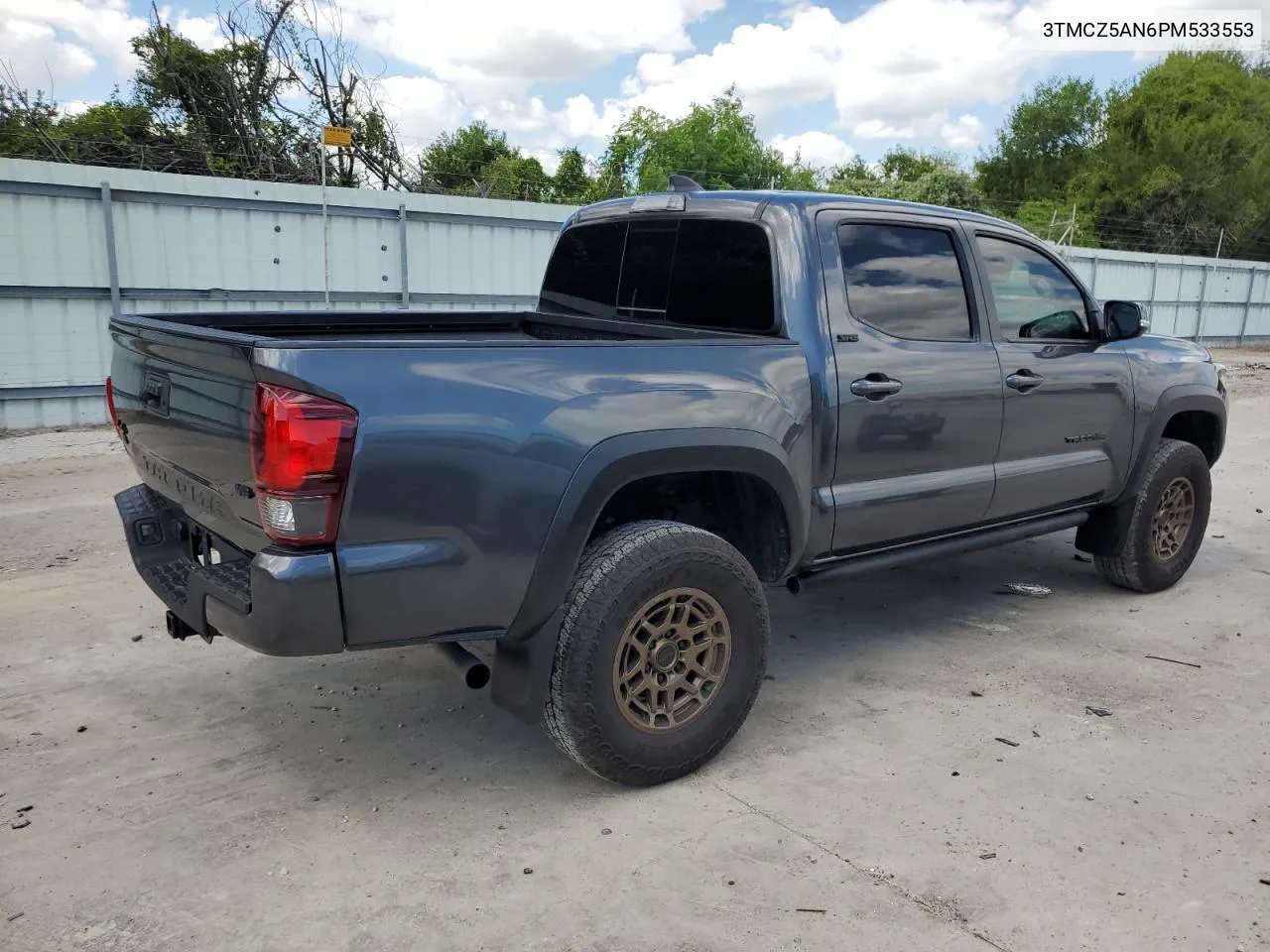 2023 Toyota Tacoma Double Cab VIN: 3TMCZ5AN6PM533553 Lot: 73061484