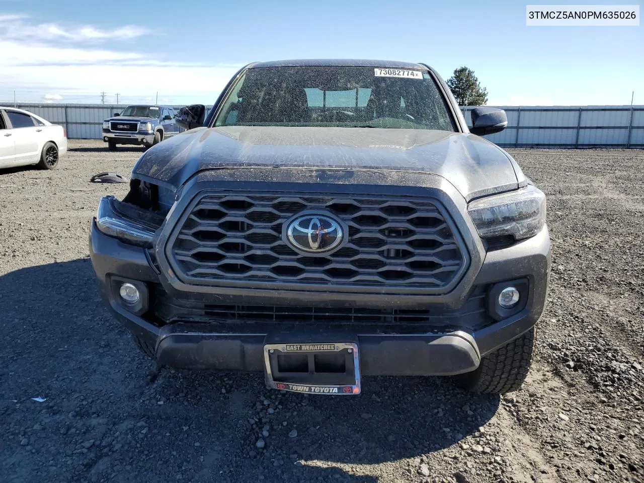 2023 Toyota Tacoma Double Cab VIN: 3TMCZ5AN0PM635026 Lot: 73082774