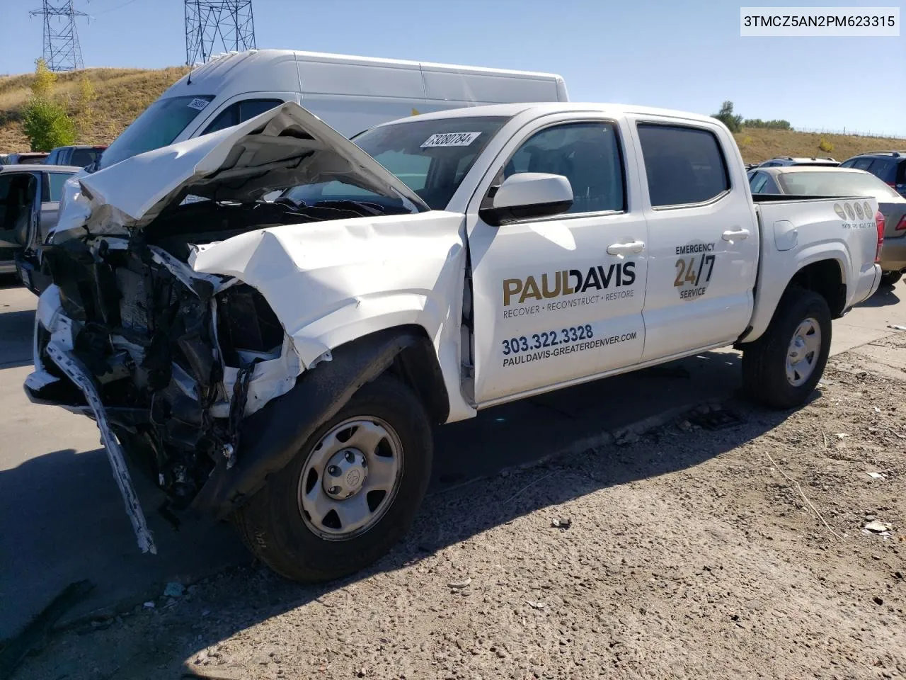 2023 Toyota Tacoma Double Cab VIN: 3TMCZ5AN2PM623315 Lot: 73280784