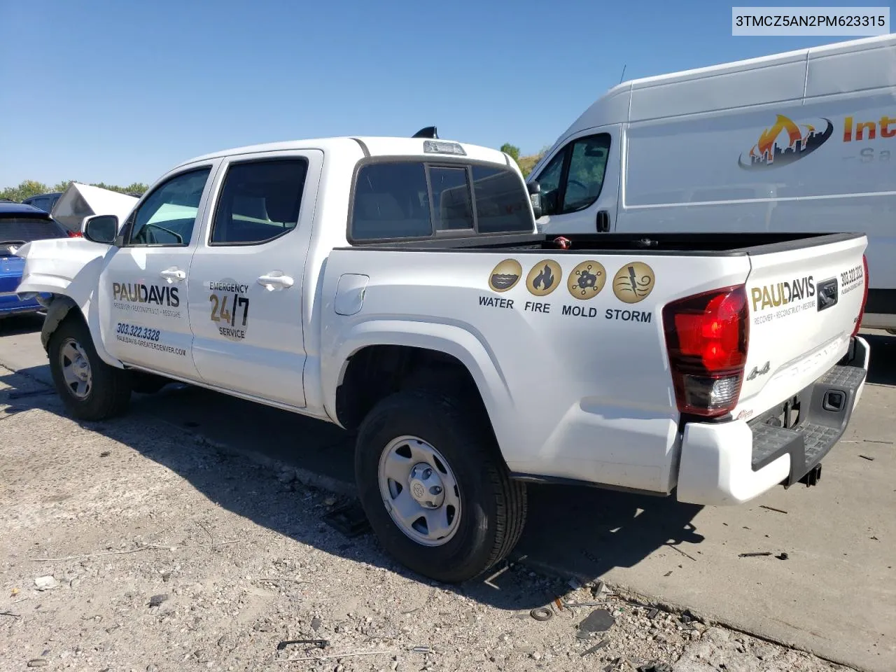 2023 Toyota Tacoma Double Cab VIN: 3TMCZ5AN2PM623315 Lot: 73280784