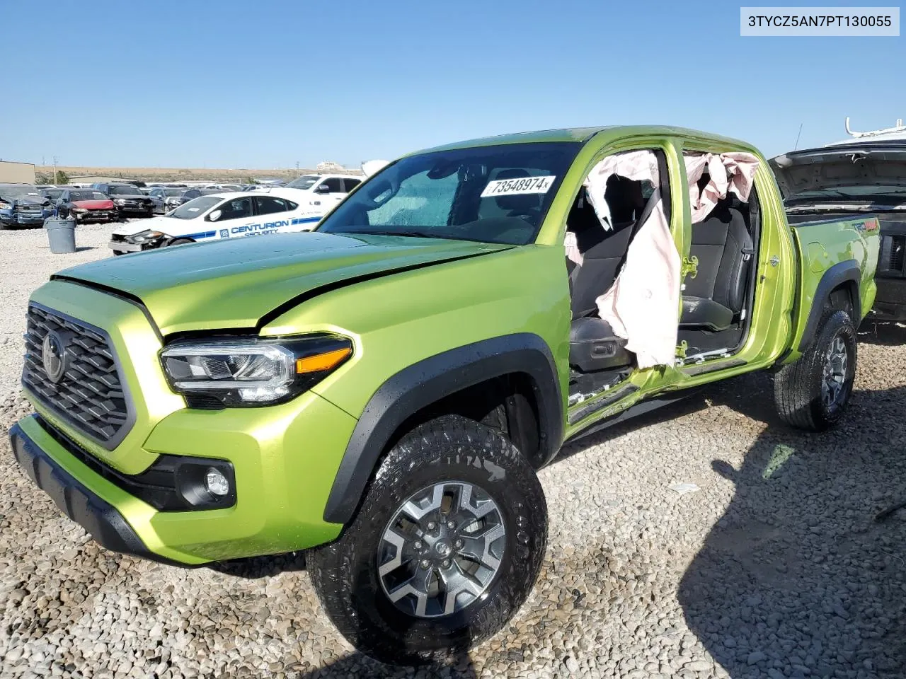 2023 Toyota Tacoma Double Cab VIN: 3TYCZ5AN7PT130055 Lot: 73548974