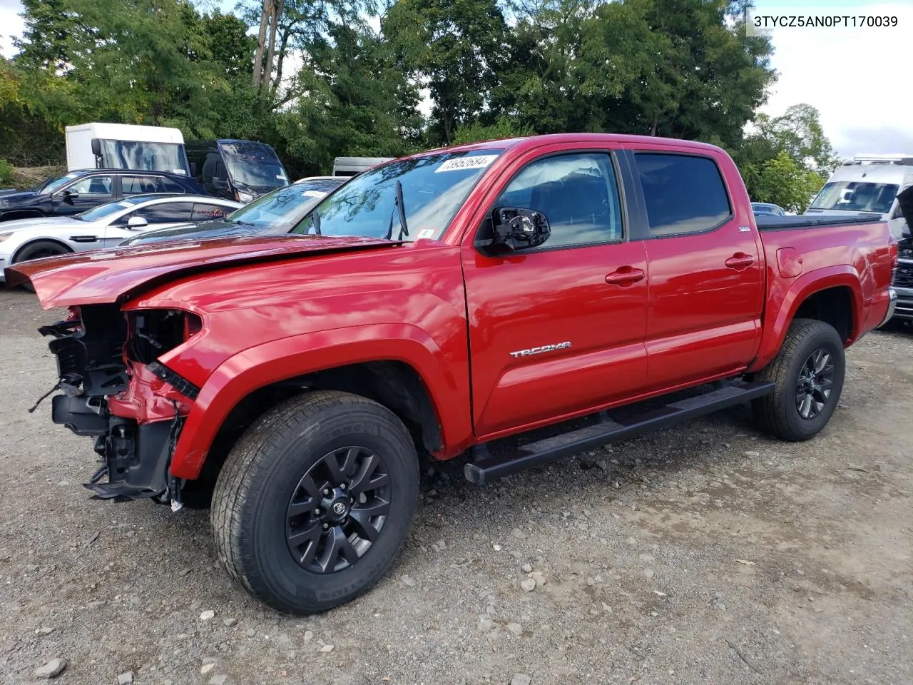 2023 Toyota Tacoma Double Cab VIN: 3TYCZ5AN0PT170039 Lot: 73952684