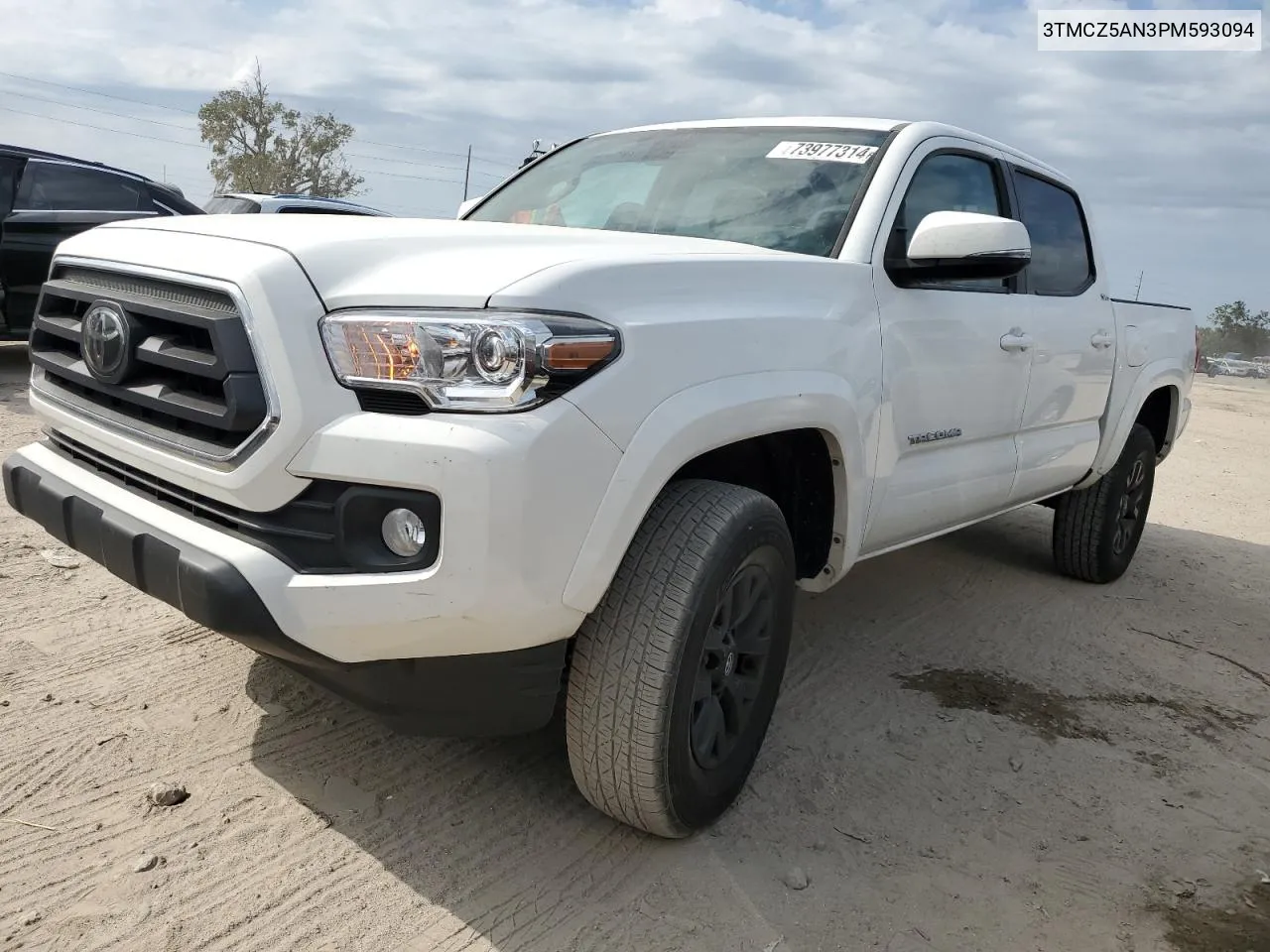 2023 Toyota Tacoma Double Cab VIN: 3TMCZ5AN3PM593094 Lot: 73977314