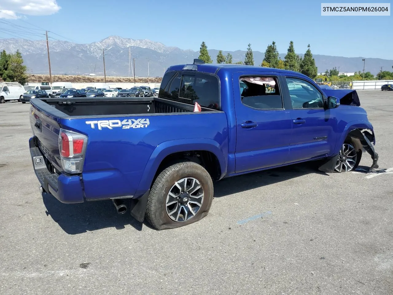 2023 Toyota Tacoma Double Cab VIN: 3TMCZ5AN0PM626004 Lot: 73981954