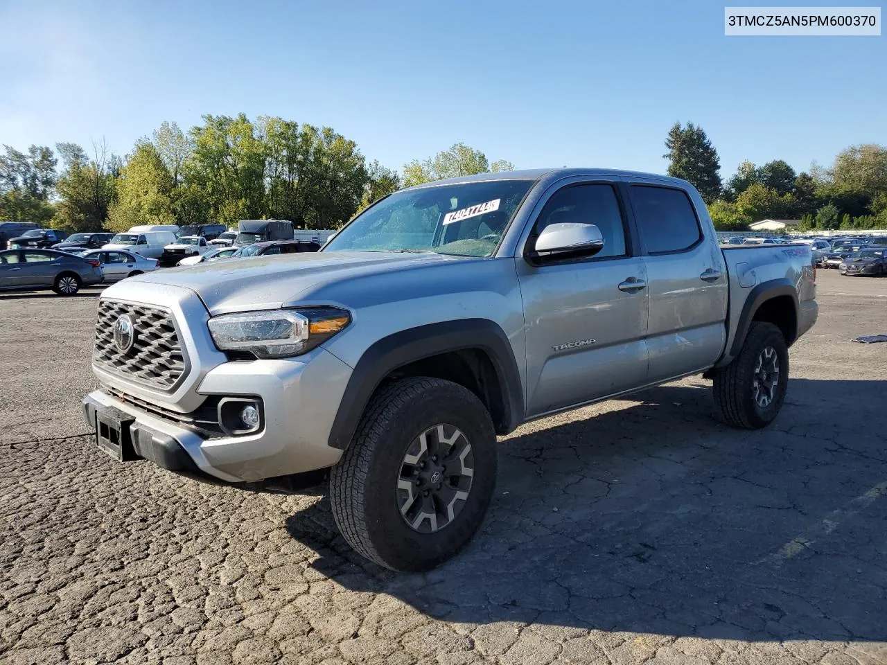 2023 Toyota Tacoma Double Cab VIN: 3TMCZ5AN5PM600370 Lot: 74047744