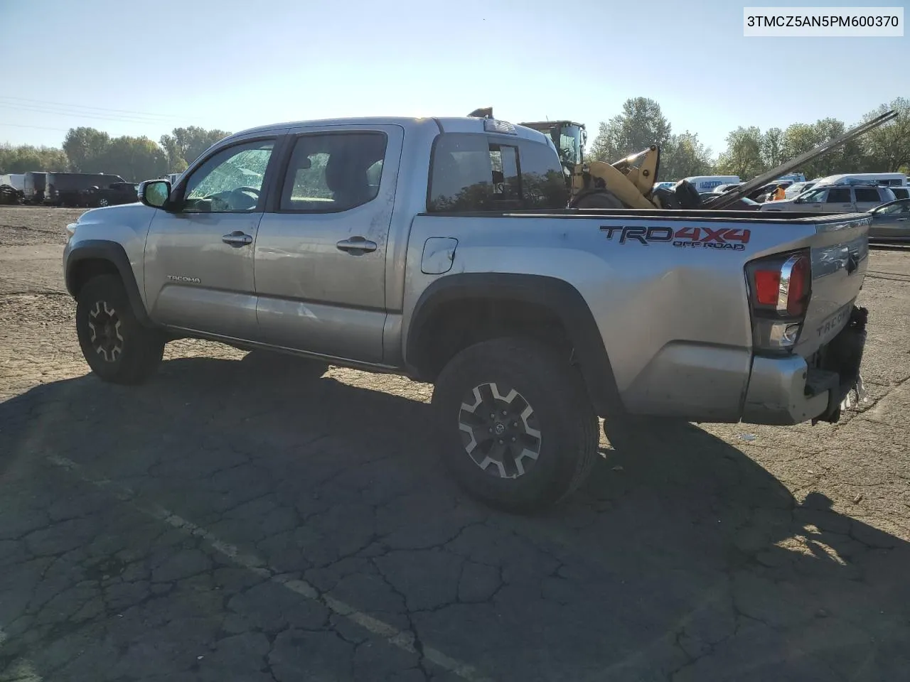 2023 Toyota Tacoma Double Cab VIN: 3TMCZ5AN5PM600370 Lot: 74047744