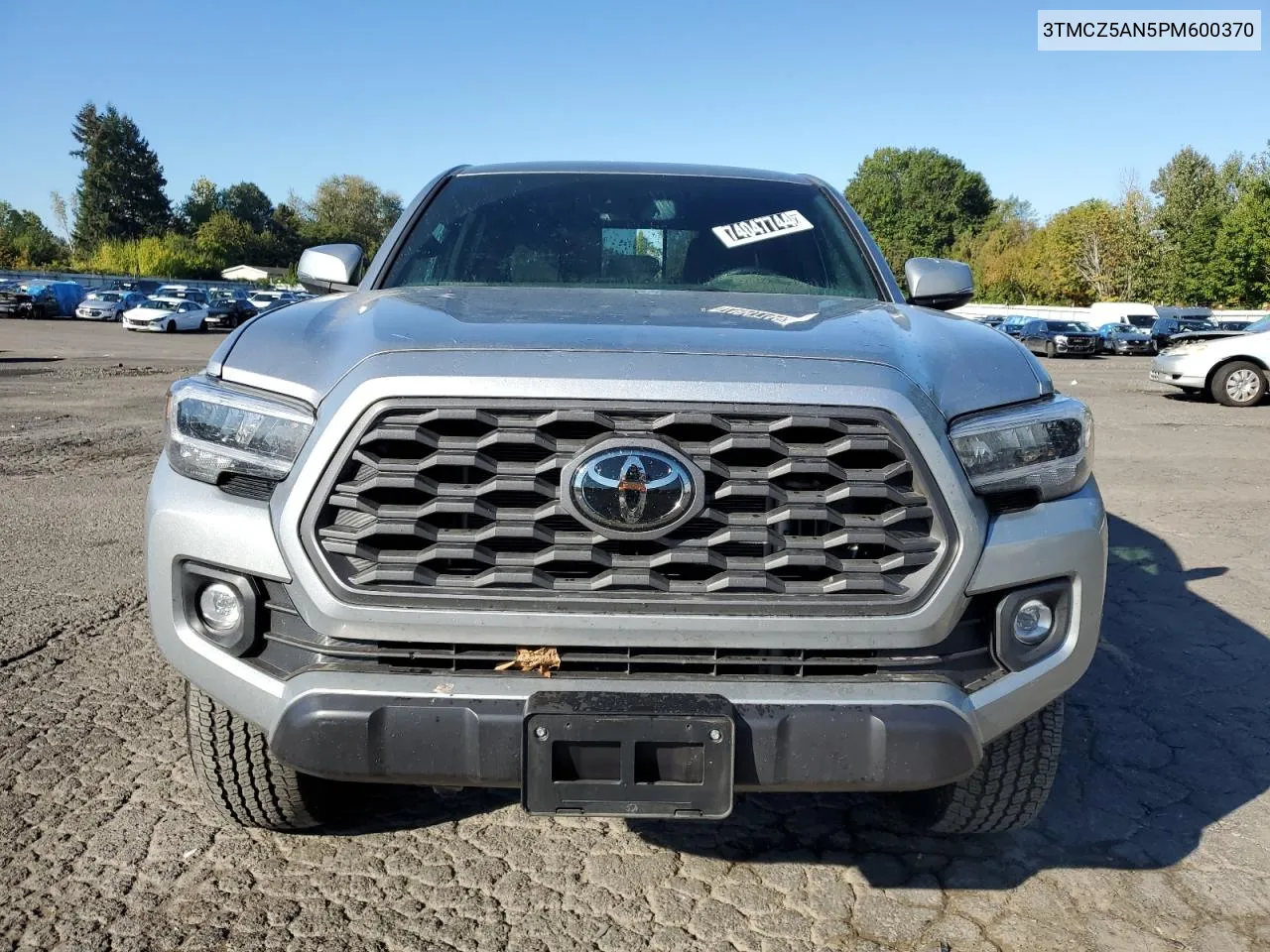 2023 Toyota Tacoma Double Cab VIN: 3TMCZ5AN5PM600370 Lot: 74047744