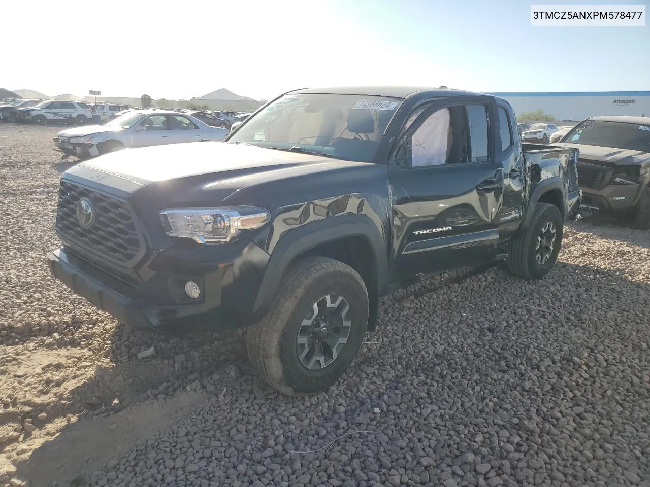 2023 Toyota Tacoma Double Cab VIN: 3TMCZ5ANXPM578477 Lot: 74988624