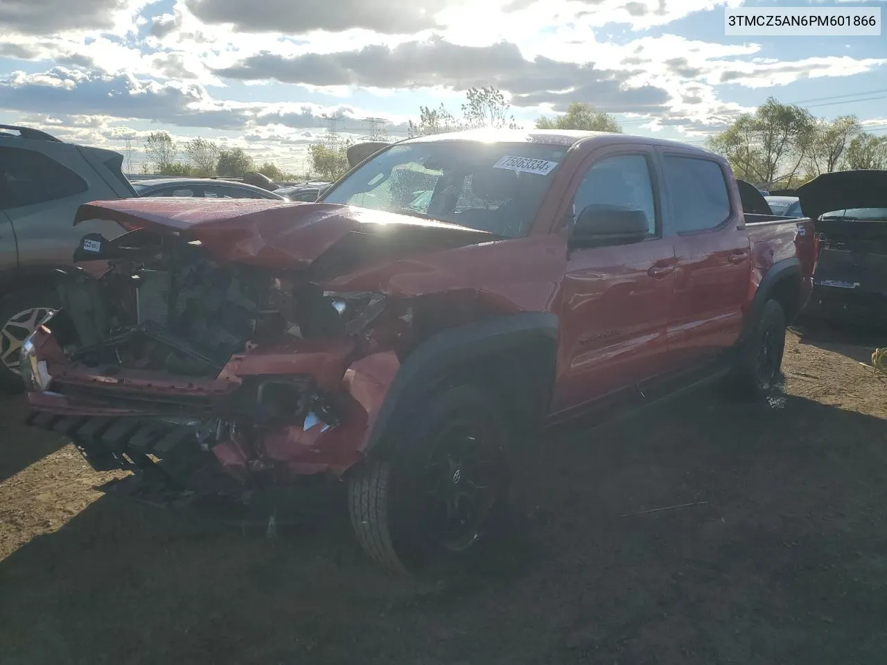 2023 Toyota Tacoma Double Cab VIN: 3TMCZ5AN6PM601866 Lot: 75863334