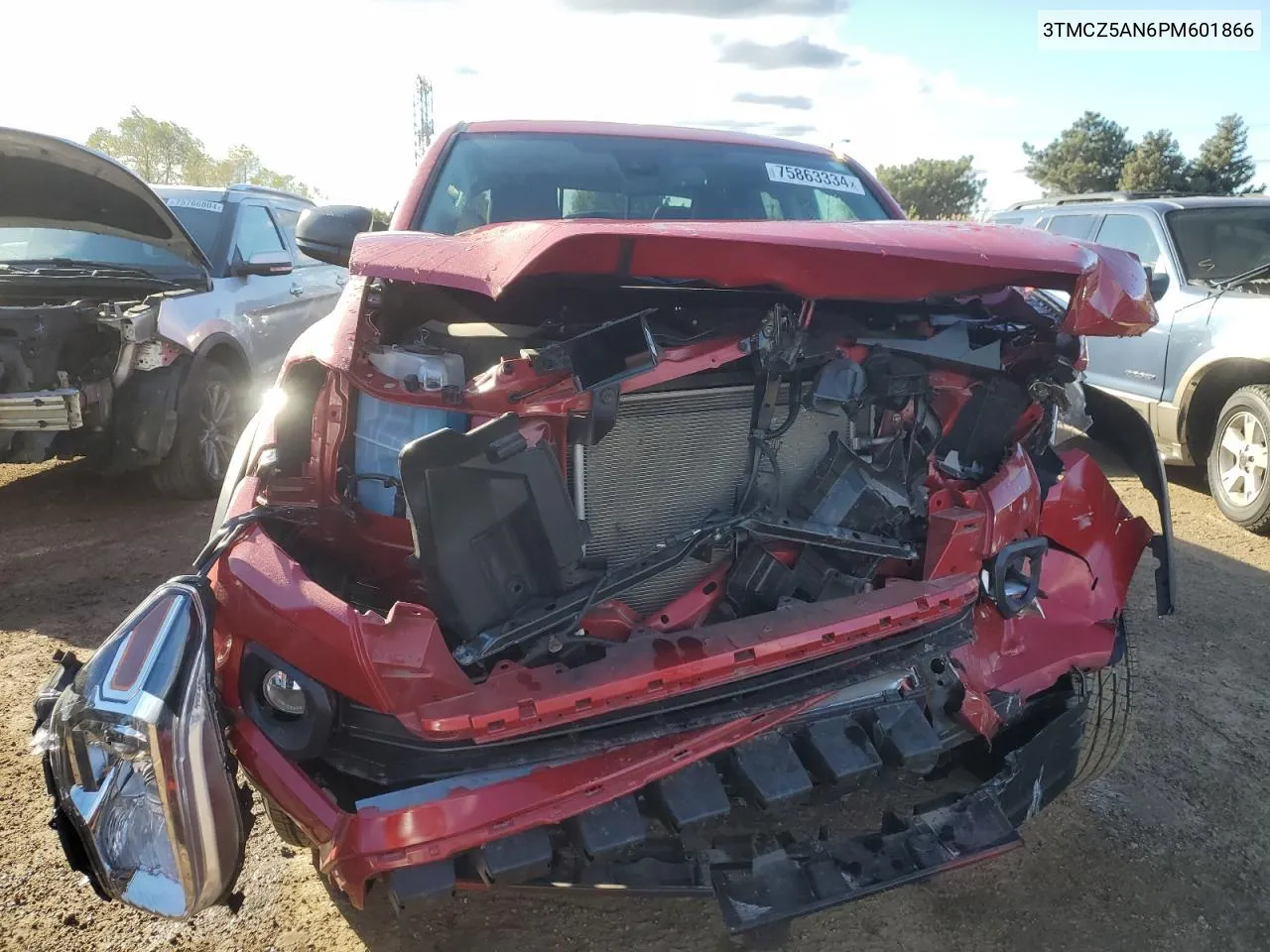 2023 Toyota Tacoma Double Cab VIN: 3TMCZ5AN6PM601866 Lot: 75863334