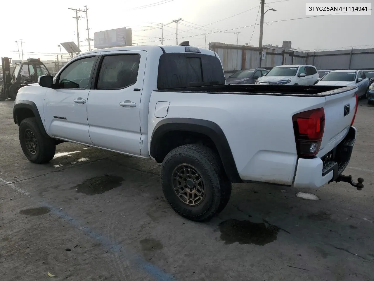 2023 Toyota Tacoma Double Cab VIN: 3TYCZ5AN7PT114941 Lot: 75878704