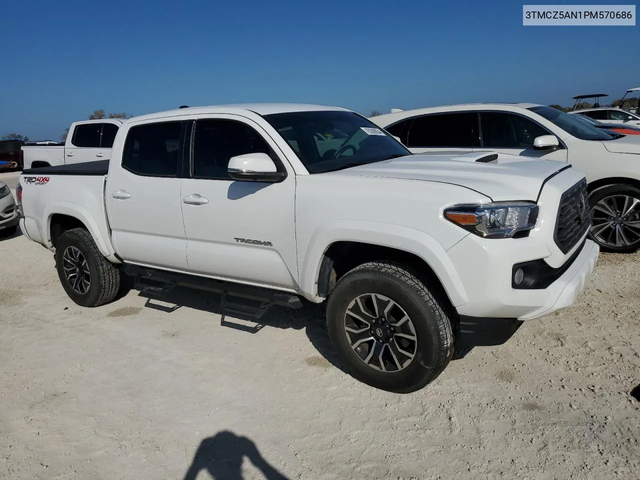 2023 Toyota Tacoma Double Cab VIN: 3TMCZ5AN1PM570686 Lot: 76208054