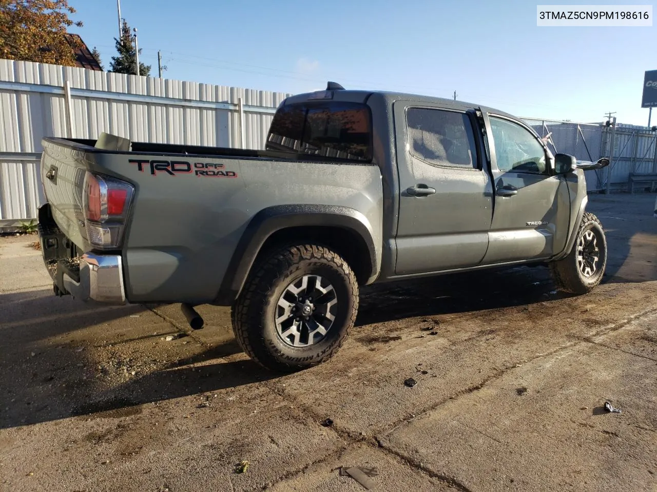 2023 Toyota Tacoma Double Cab VIN: 3TMAZ5CN9PM198616 Lot: 76375054