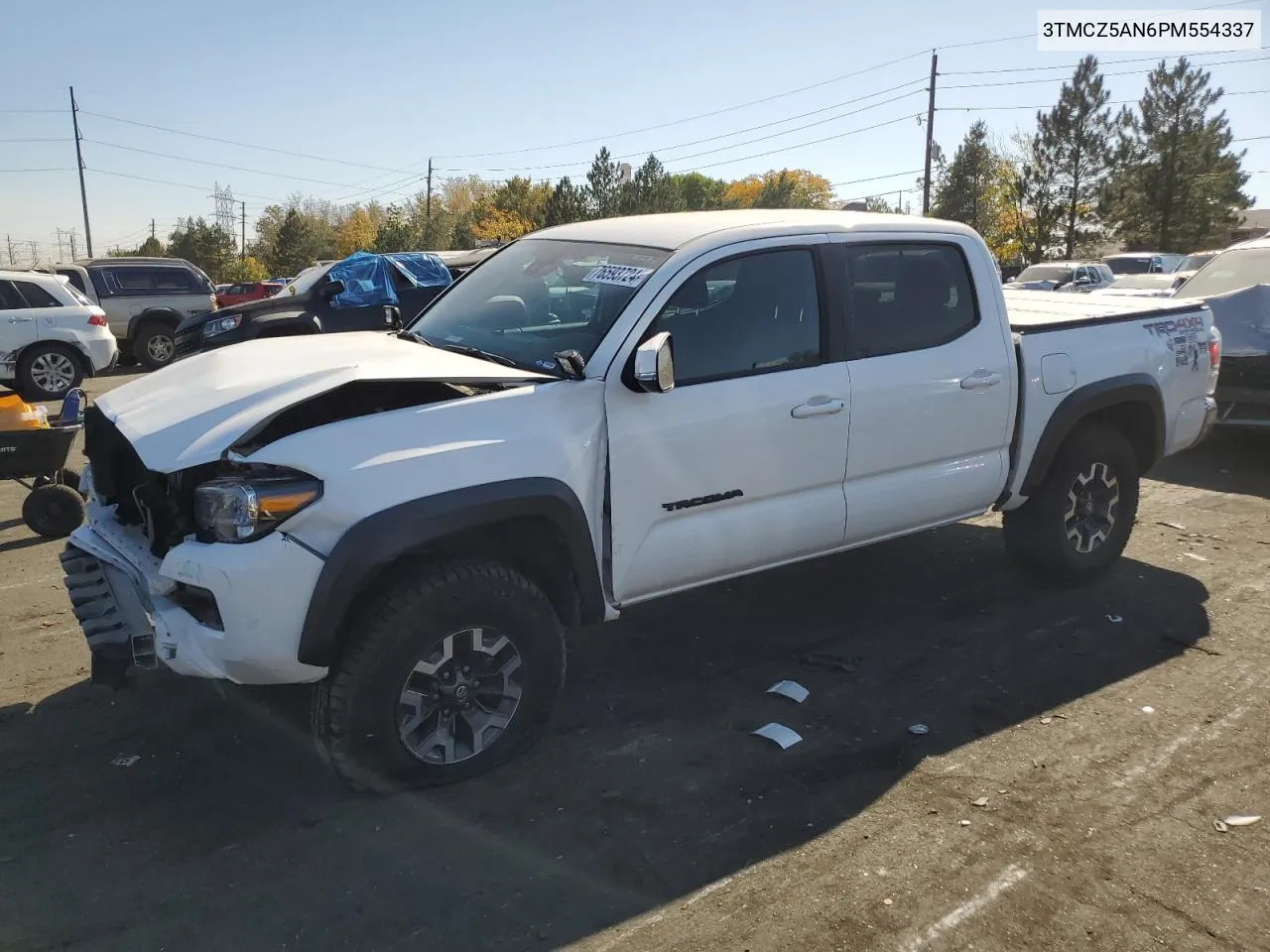 2023 Toyota Tacoma Double Cab VIN: 3TMCZ5AN6PM554337 Lot: 76593724