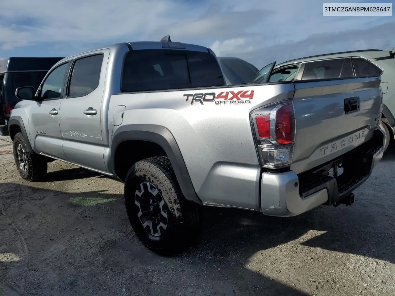 2023 Toyota Tacoma Double Cab VIN: 3TMCZ5AN8PM628647 Lot: 76875124