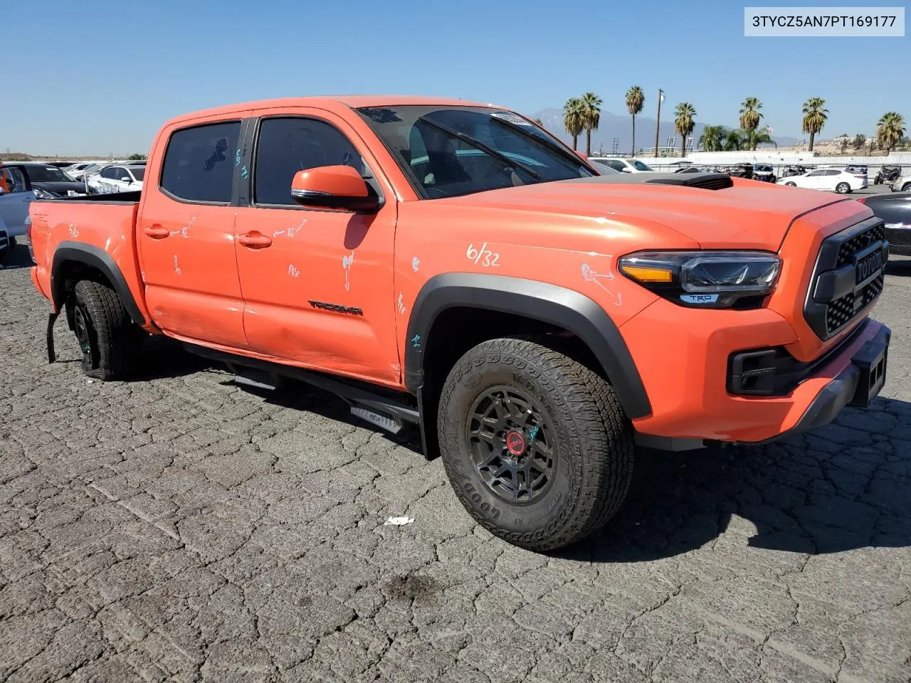 2023 Toyota Tacoma Double Cab VIN: 3TYCZ5AN7PT169177 Lot: 76933554