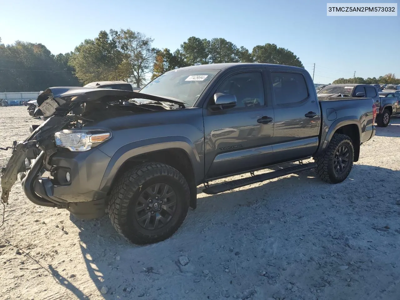 2023 Toyota Tacoma Double Cab VIN: 3TMCZ5AN2PM573032 Lot: 77429694