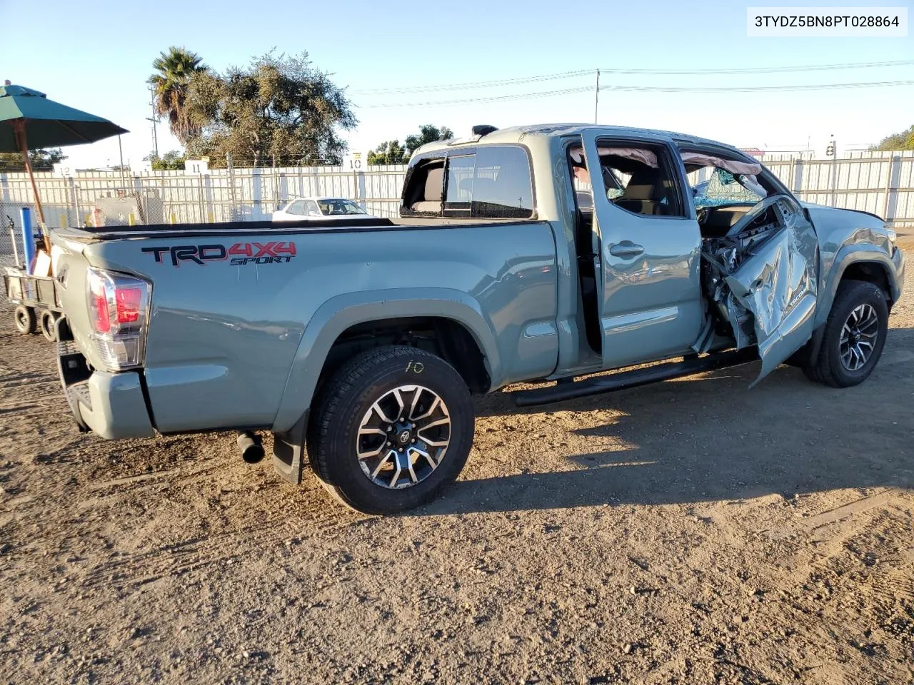 2023 Toyota Tacoma Double Cab VIN: 3TYDZ5BN8PT028864 Lot: 77499264