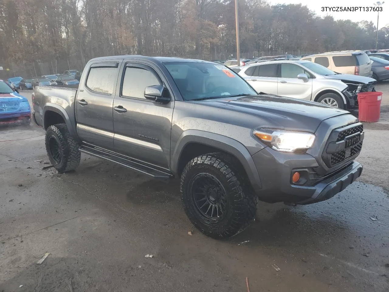 2023 Toyota Tacoma Double Cab VIN: 3TYCZ5AN3PT137603 Lot: 77532594