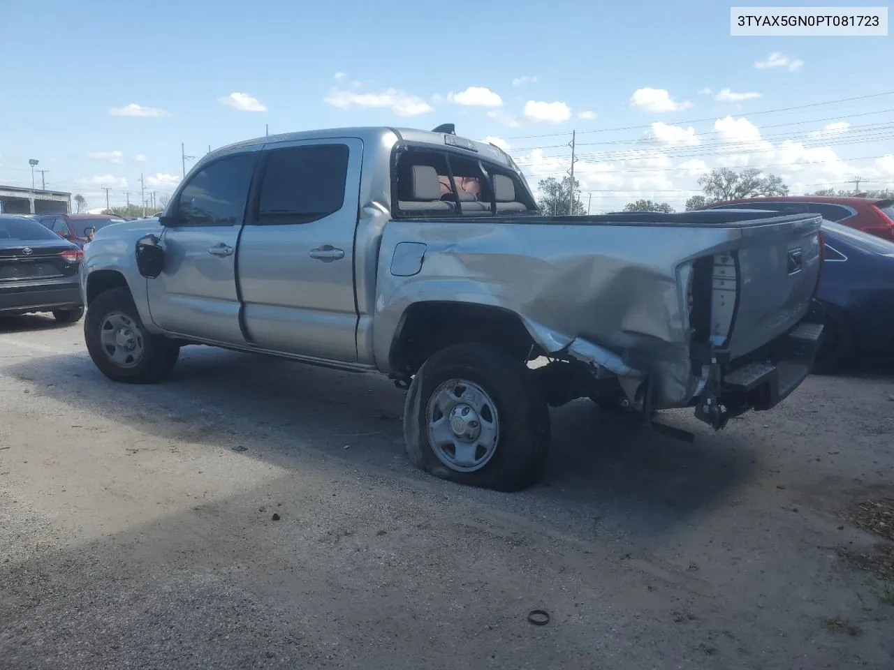 2023 Toyota Tacoma Double Cab VIN: 3TYAX5GN0PT081723 Lot: 77666244