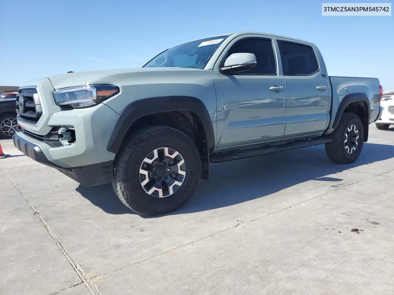 2023 Toyota Tacoma Double Cab VIN: 3TMCZ5AN3PM545742 Lot: 77765614