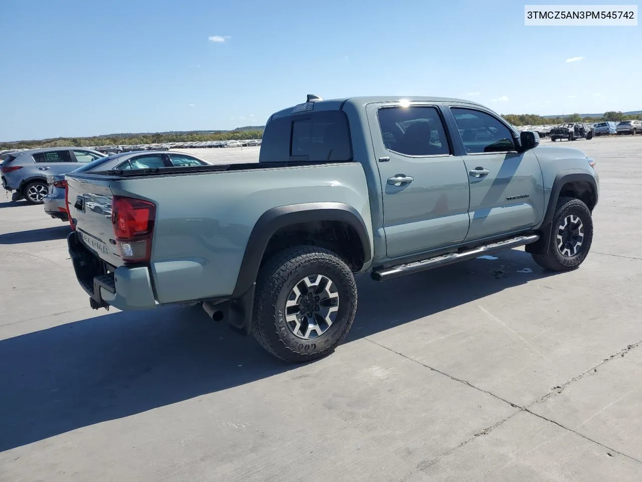 2023 Toyota Tacoma Double Cab VIN: 3TMCZ5AN3PM545742 Lot: 77765614