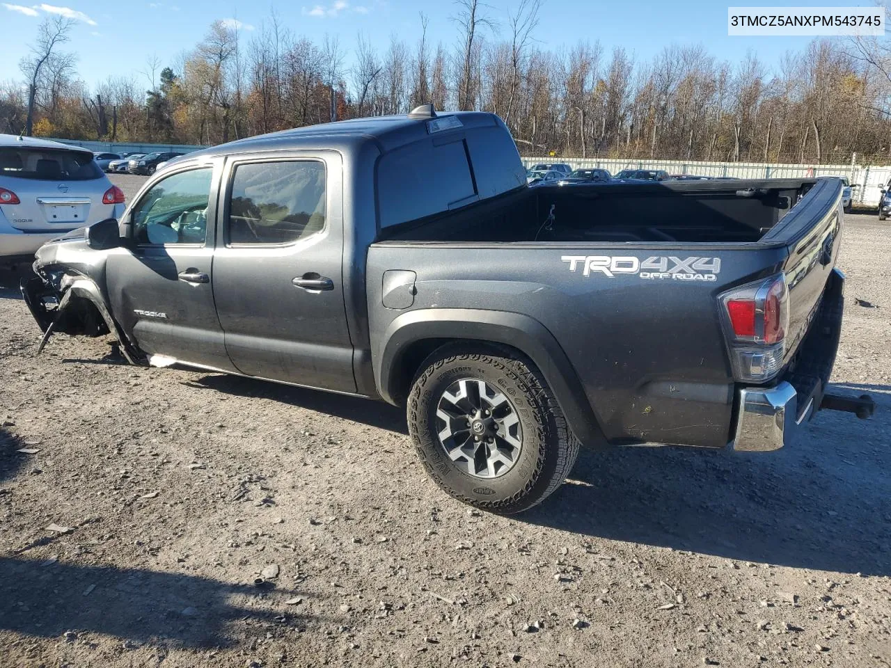 2023 Toyota Tacoma Double Cab VIN: 3TMCZ5ANXPM543745 Lot: 77812214