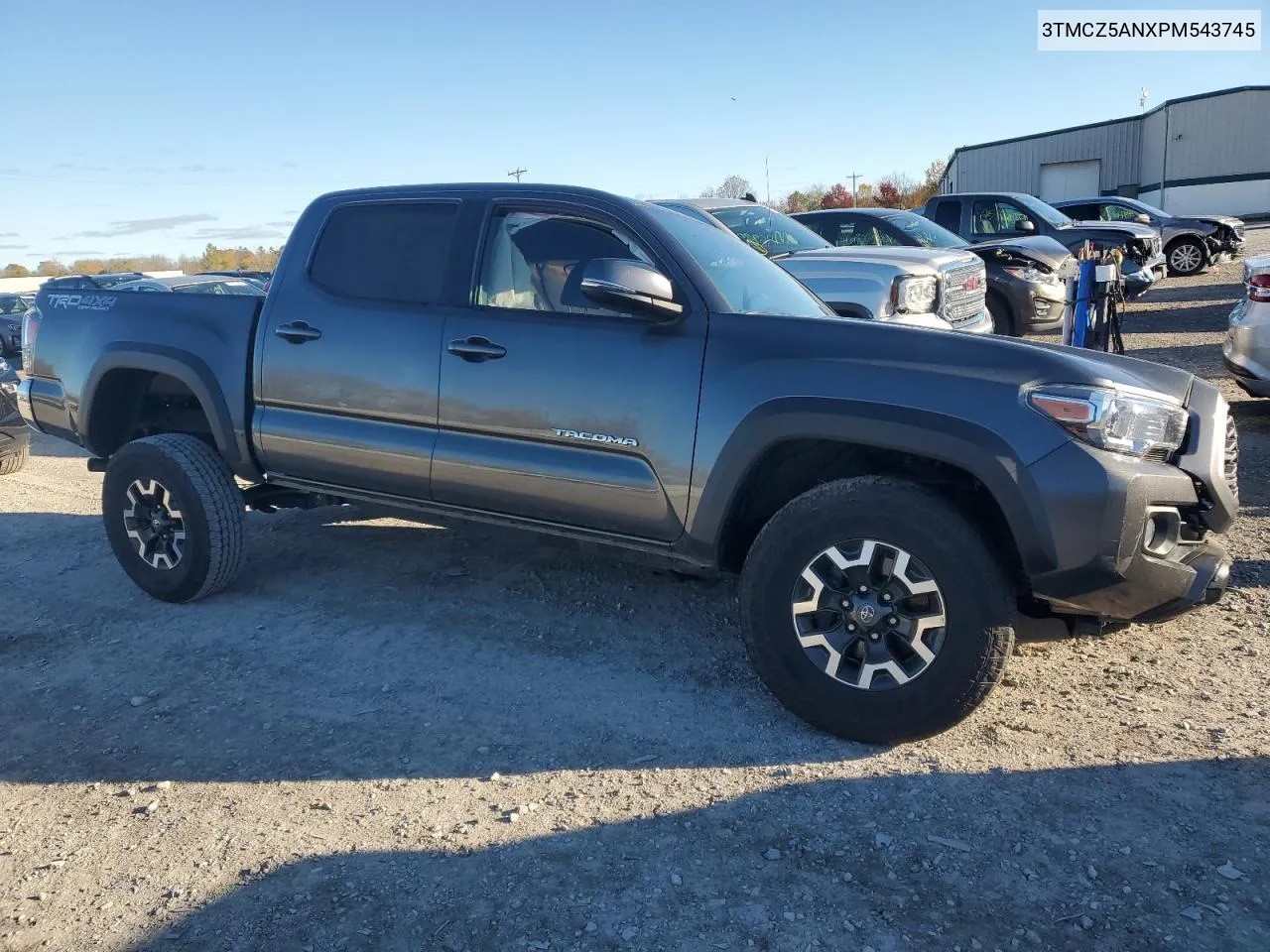 2023 Toyota Tacoma Double Cab VIN: 3TMCZ5ANXPM543745 Lot: 77812214