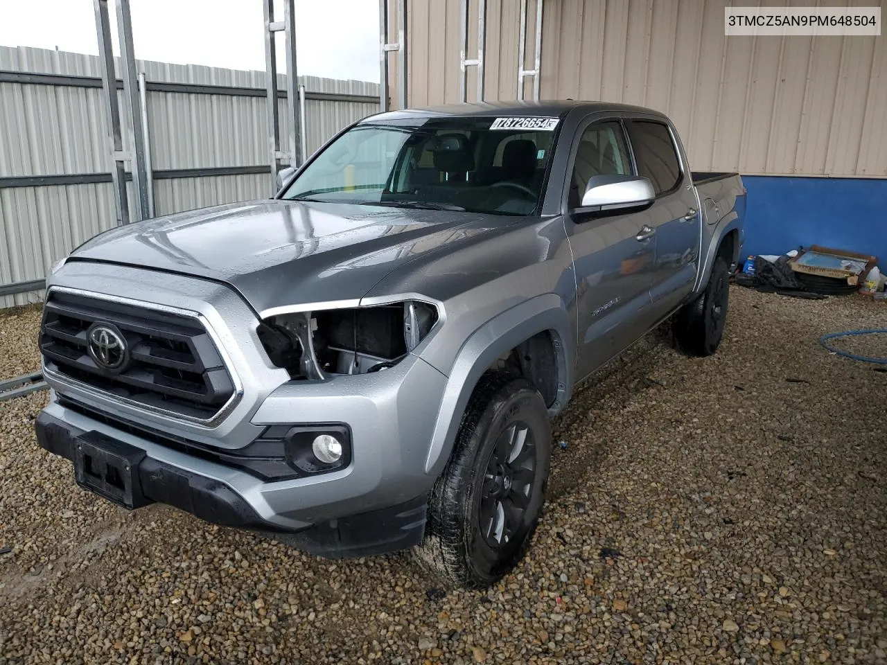 2023 Toyota Tacoma Double Cab VIN: 3TMCZ5AN9PM648504 Lot: 78726654