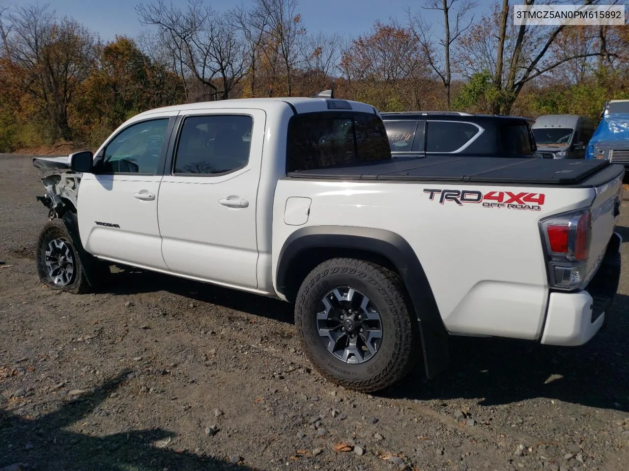 2023 Toyota Tacoma Double Cab VIN: 3TMCZ5AN0PM615892 Lot: 79398484