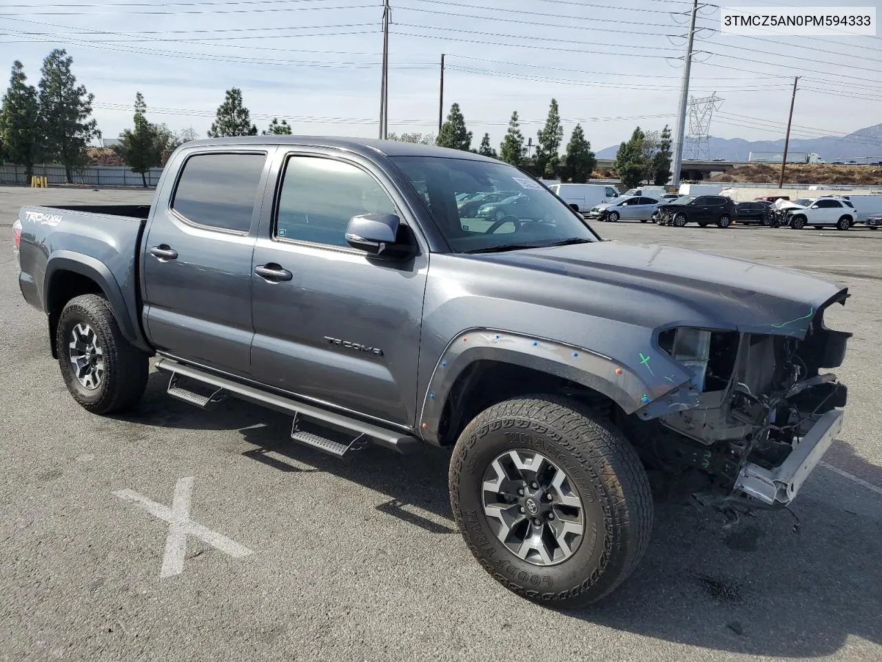 2023 Toyota Tacoma Double Cab VIN: 3TMCZ5AN0PM594333 Lot: 79547794