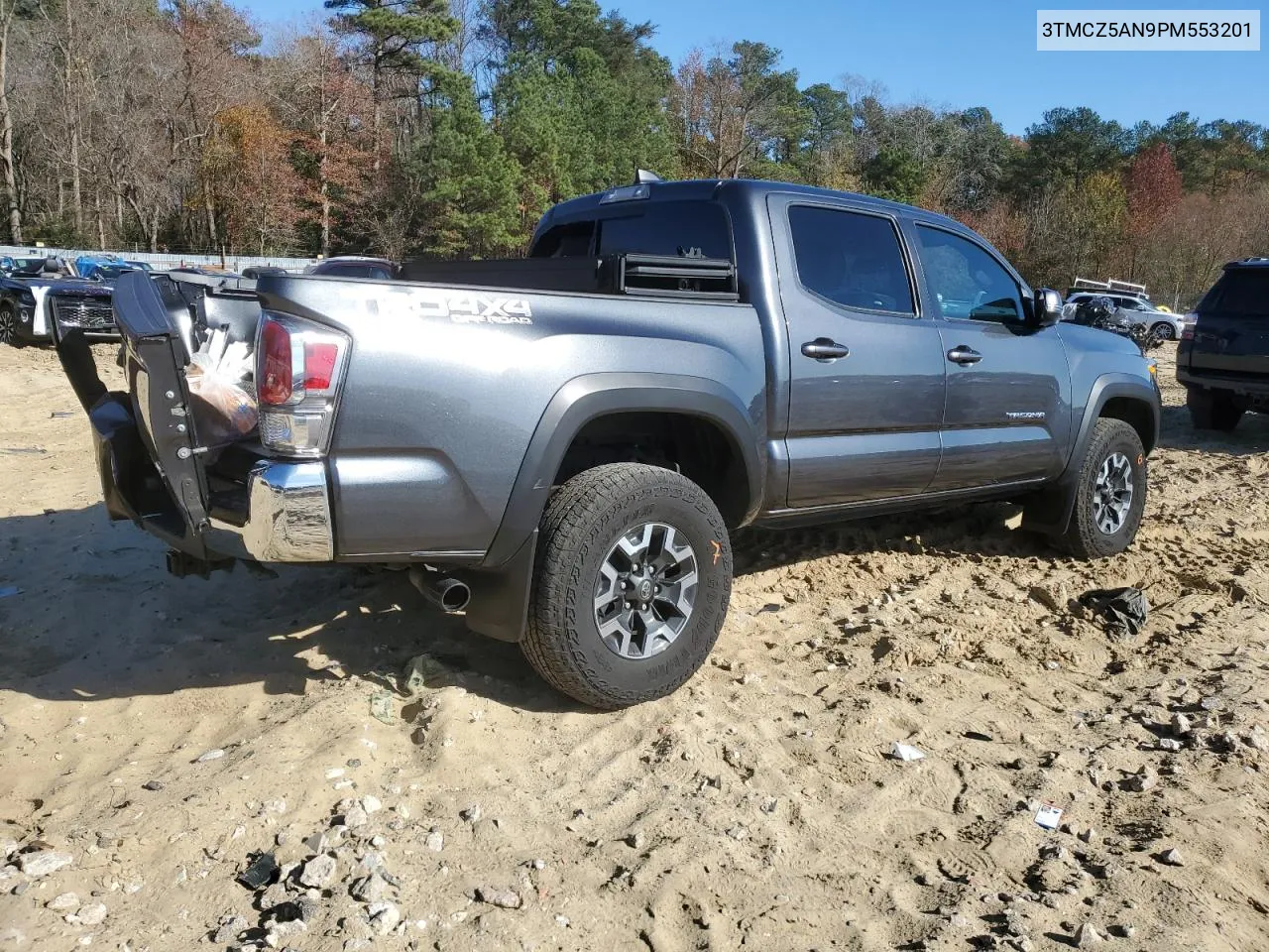 2023 Toyota Tacoma Double Cab VIN: 3TMCZ5AN9PM553201 Lot: 80511834