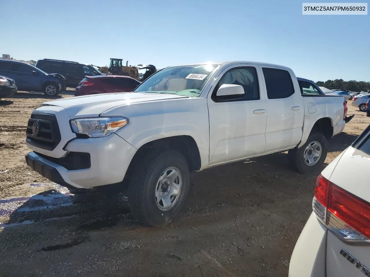 2023 Toyota Tacoma Double Cab VIN: 3TMCZ5AN7PM650932 Lot: 80666384