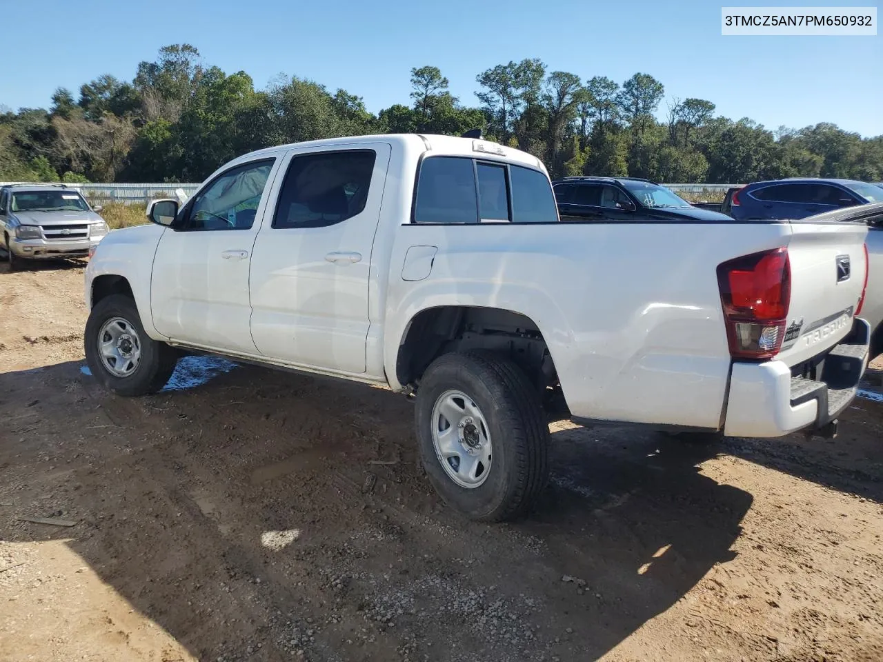 2023 Toyota Tacoma Double Cab VIN: 3TMCZ5AN7PM650932 Lot: 80666384