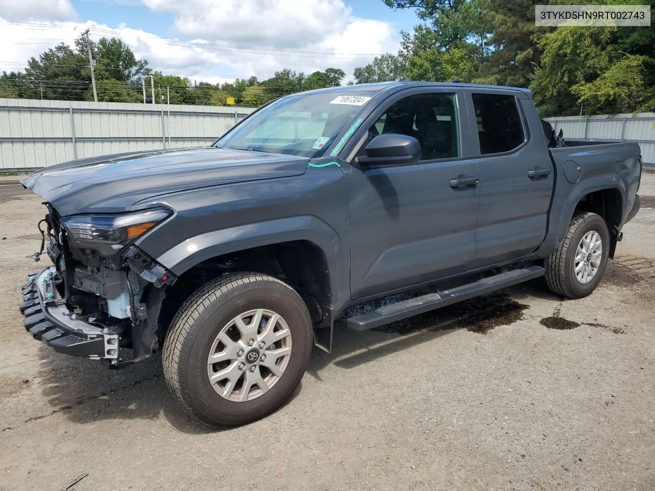 2024 Toyota Tacoma Double Cab VIN: 3TYKD5HN9RT002743 Lot: 71067304