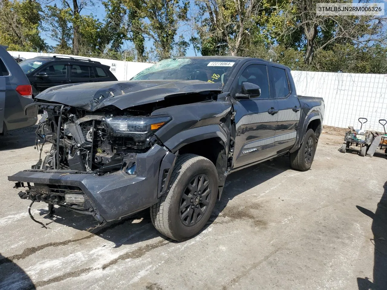 2024 Toyota Tacoma Double Cab VIN: 3TMLB5JN2RM006326 Lot: 72278064