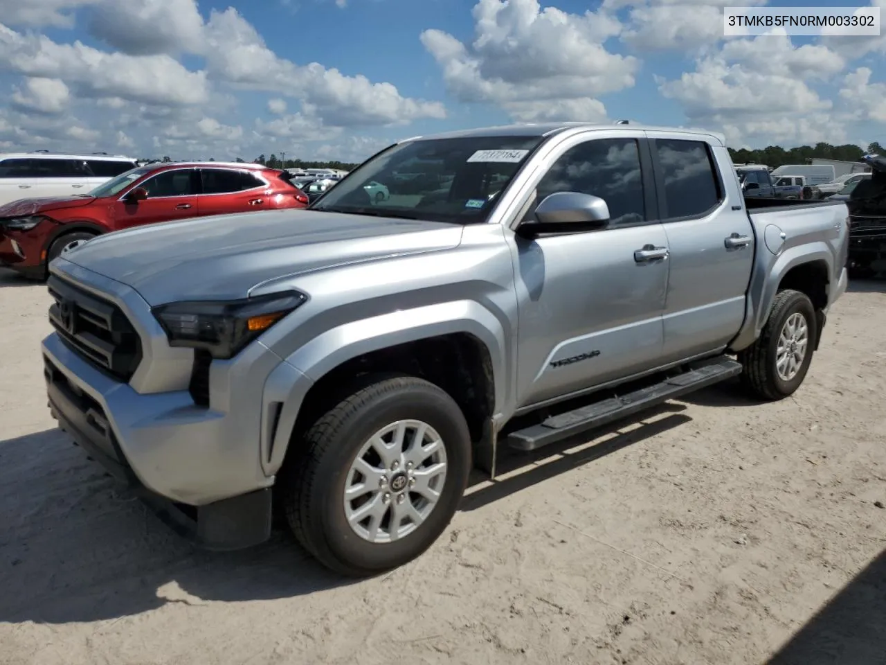 2024 Toyota Tacoma Double Cab VIN: 3TMKB5FN0RM003302 Lot: 72372164