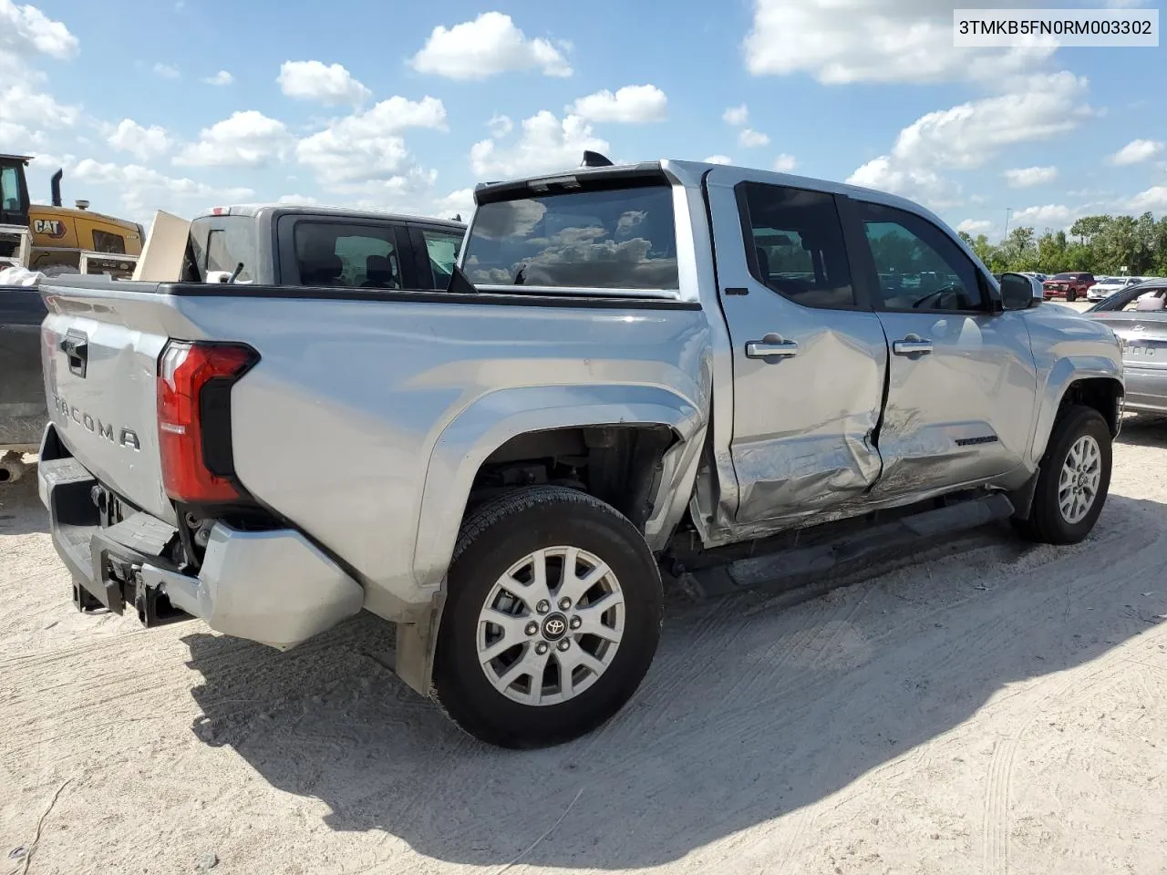 2024 Toyota Tacoma Double Cab VIN: 3TMKB5FN0RM003302 Lot: 72372164