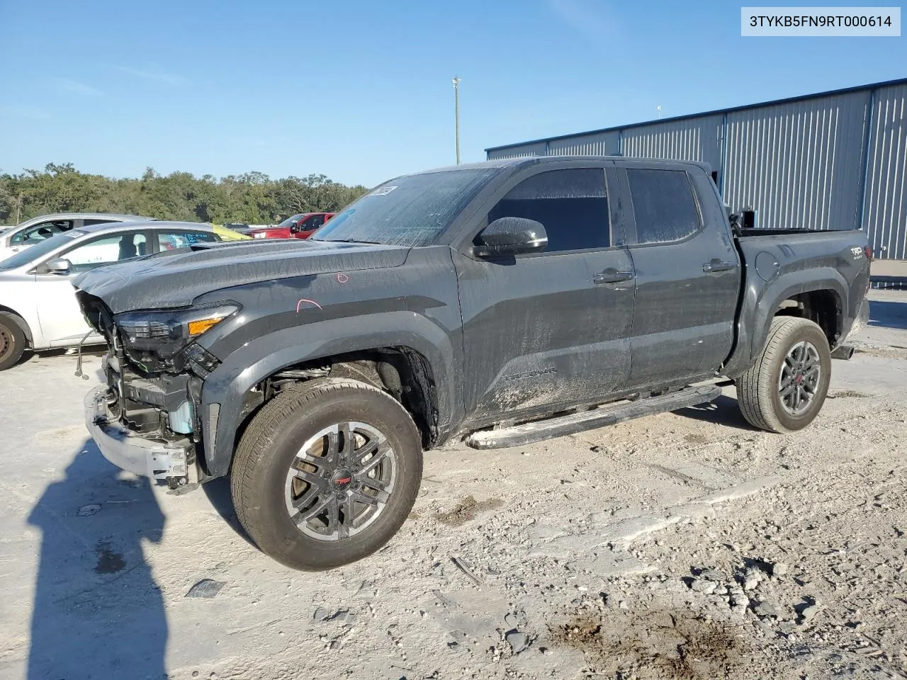 2024 Toyota Tacoma Double Cab VIN: 3TYKB5FN9RT000614 Lot: 77393394