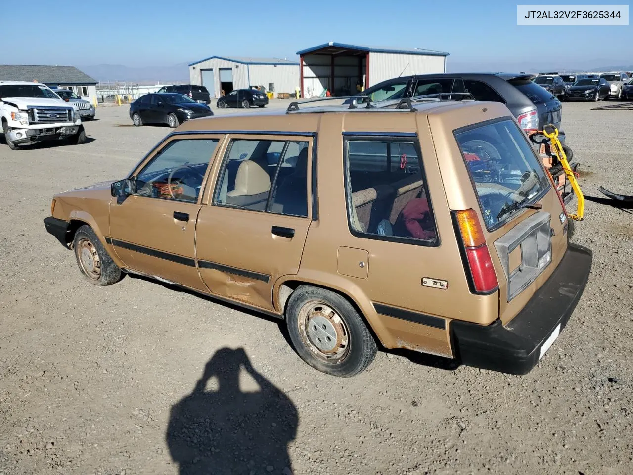 1985 Toyota Tercel Deluxe VIN: JT2AL32V2F3625344 Lot: 74800554