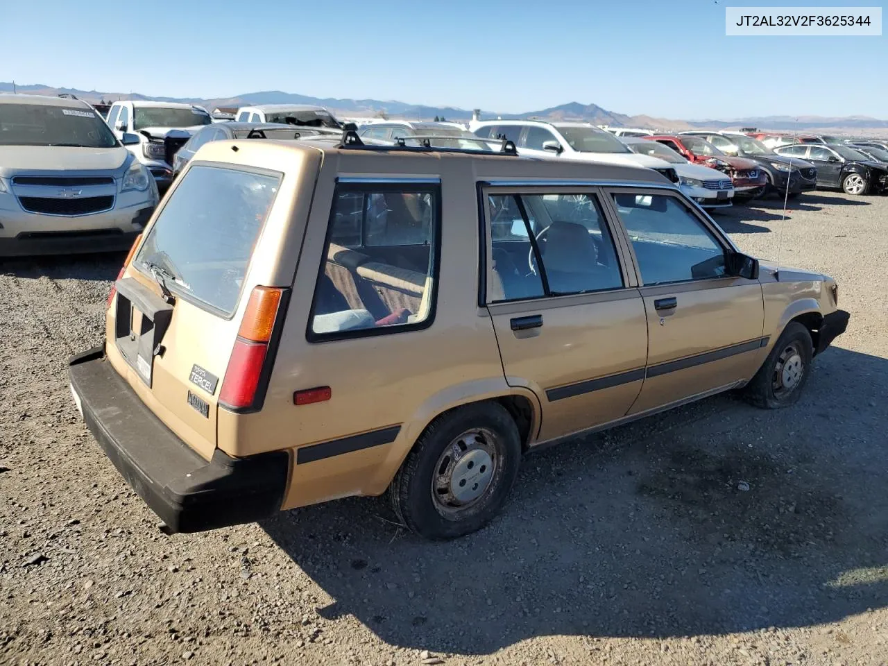 1985 Toyota Tercel Deluxe VIN: JT2AL32V2F3625344 Lot: 74800554