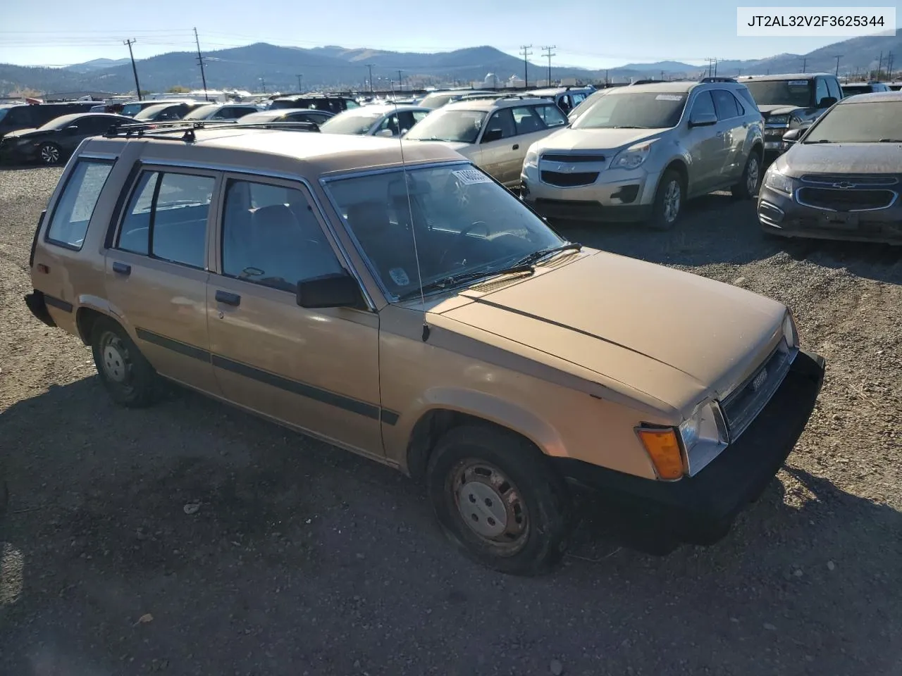 1985 Toyota Tercel Deluxe VIN: JT2AL32V2F3625344 Lot: 74800554