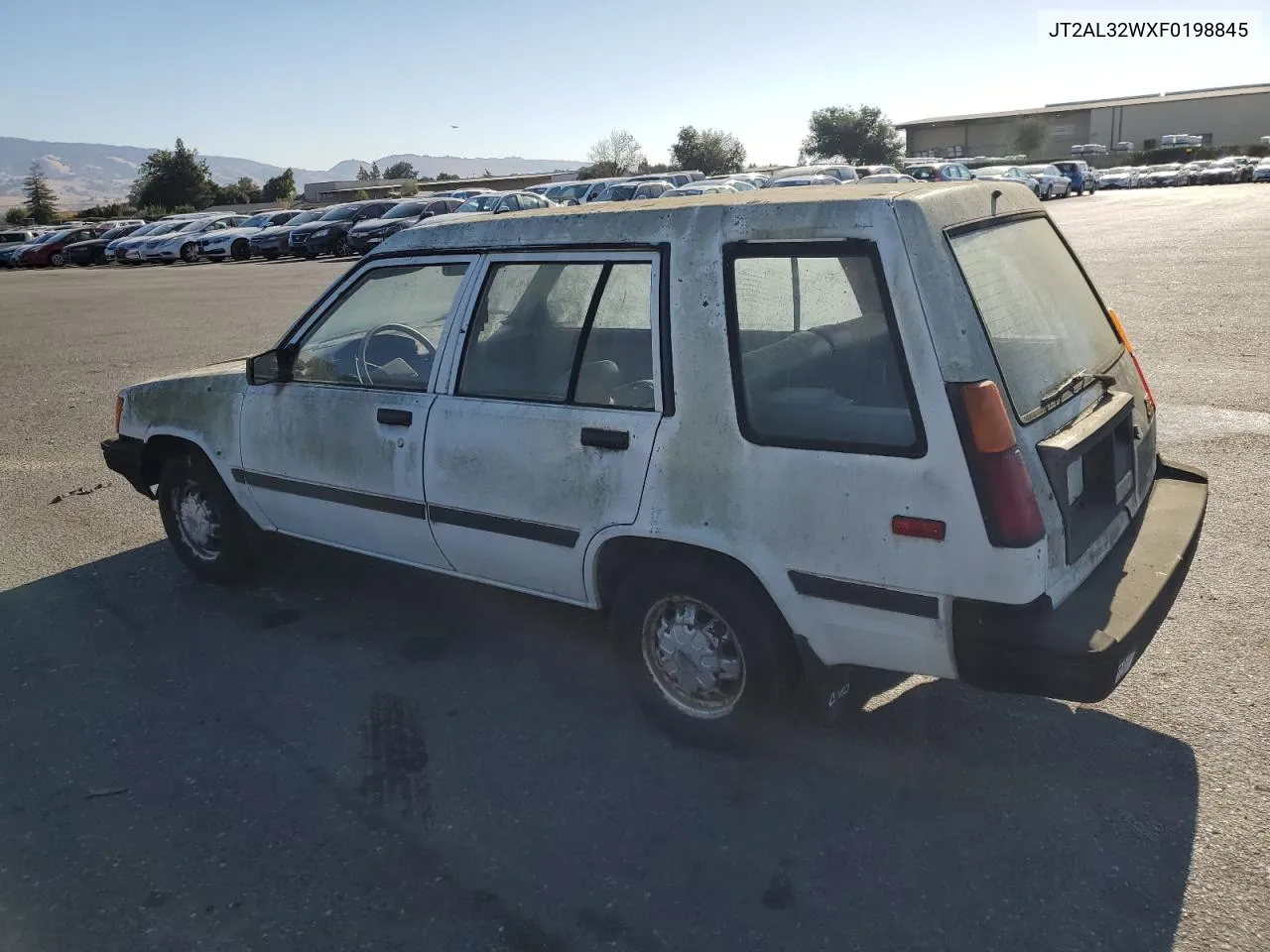 1985 Toyota Tercel Deluxe 4X4 VIN: JT2AL32WXF0198845 Lot: 79567594