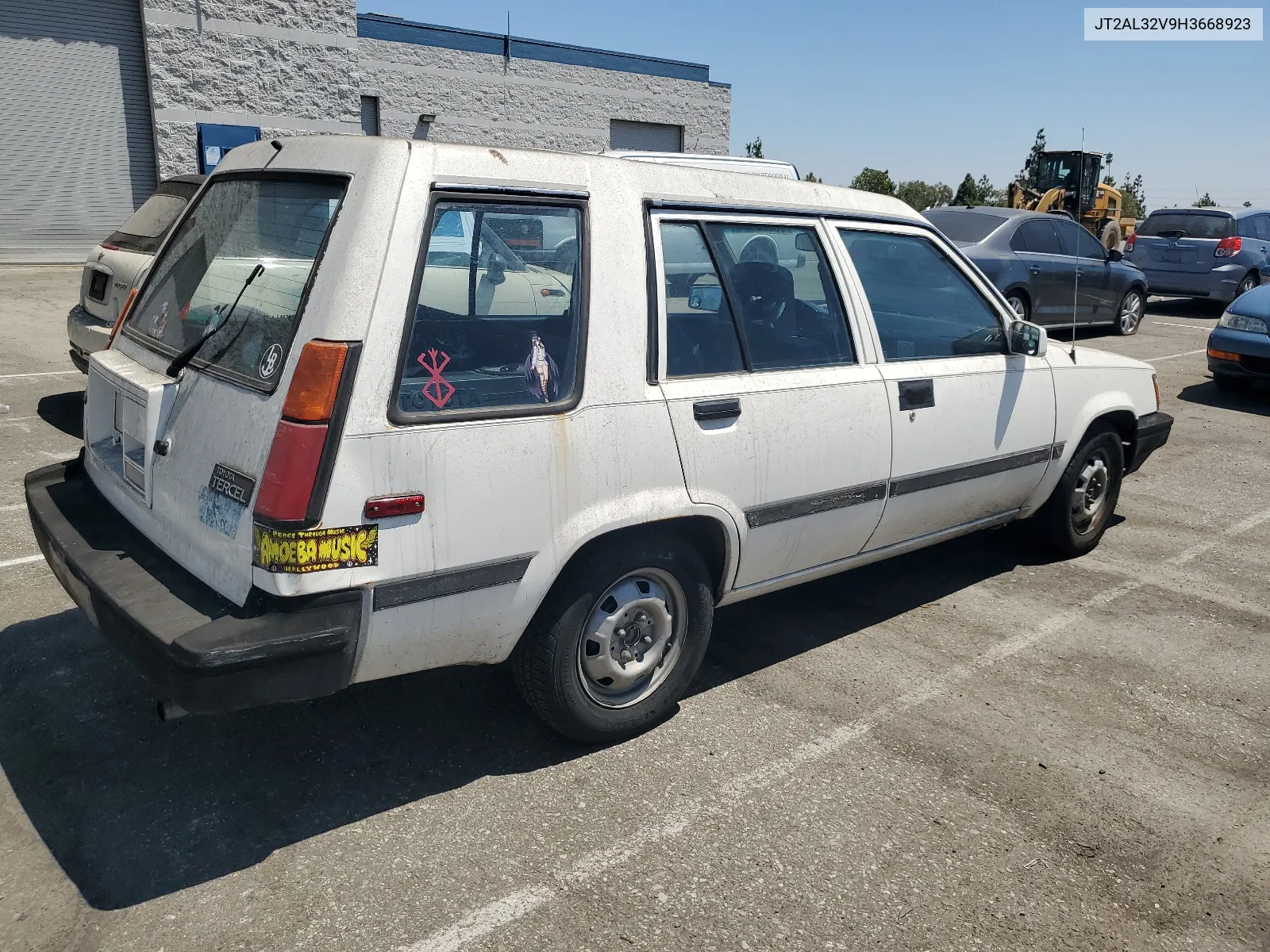 1987 Toyota Tercel Deluxe VIN: JT2AL32V9H3668923 Lot: 66865134